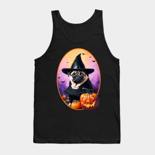 Halloween Pug Tank Top